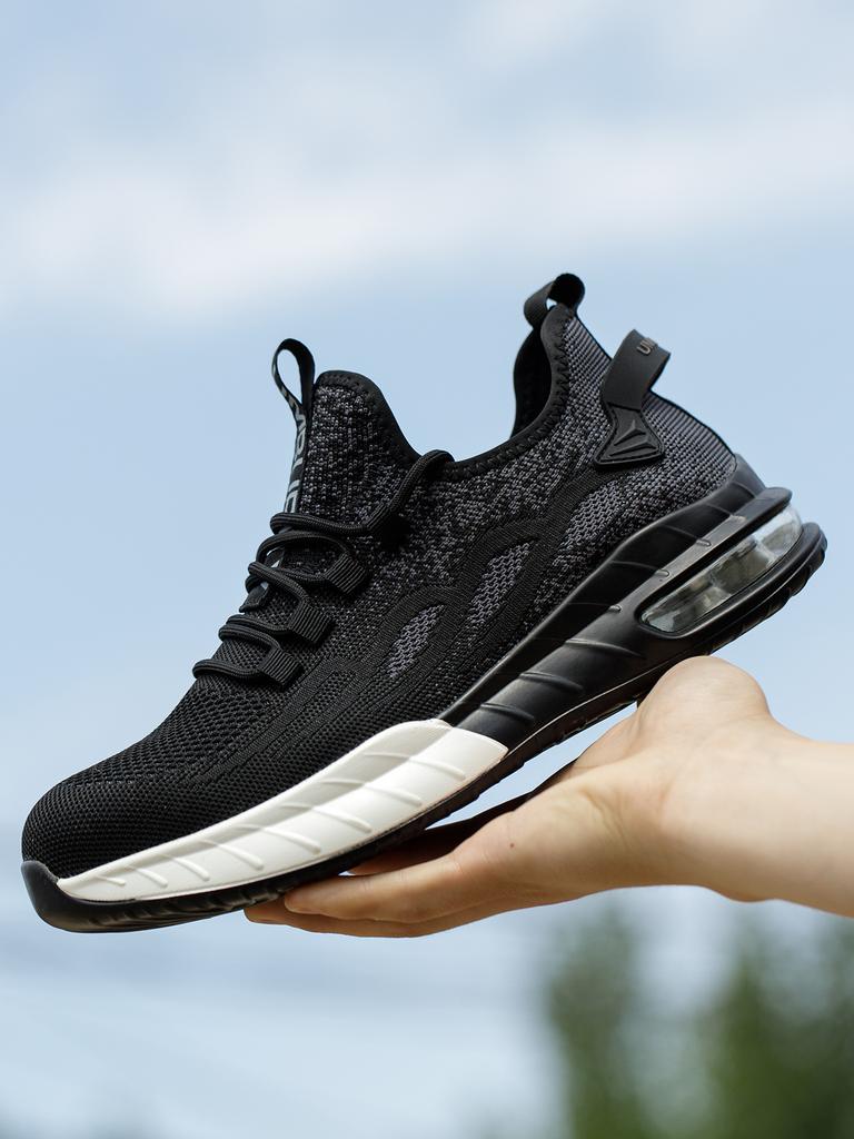 Men's Steel Head Safety Shoes Puncture And Smash Resistant Lightweight Sole Breathable Upper for Outdoor Workshop Work Shoes