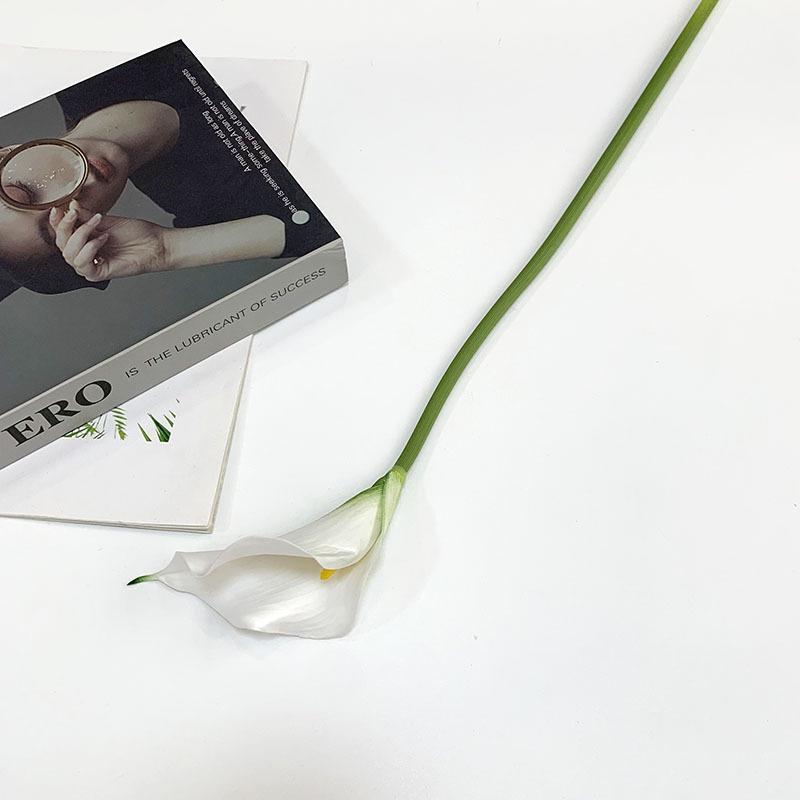 EVA Calla Lily Faux Flower Single Stem for Wedding Decor & Floral Arrangements