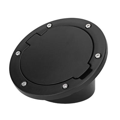 Czarna ABS Osłona Korka Wlewu Paliwa Pasuje do Jeep Wrangler JK 20072017 Akcesorium Samochodowe