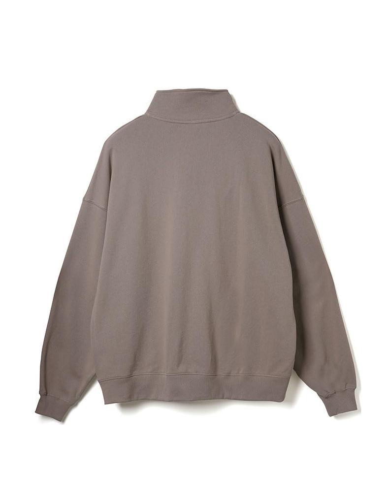 Big Half USA and [Good Wear] Sweatshirt, Zip, Cotton, Men's Women's (M, Greige)