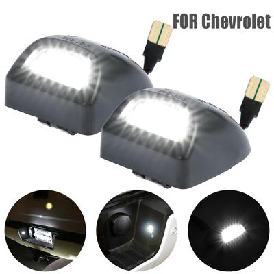2Pcs License Plate Light Waterproof LED Number License Plate Light Bright White 6500K Car Number Plate Lamp for Car Auto