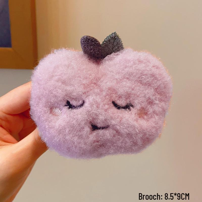 Japanese Kawaii Sunflower Panda Plush Brooch - Adorable Pin for Clothes, Bags, and Accessories.