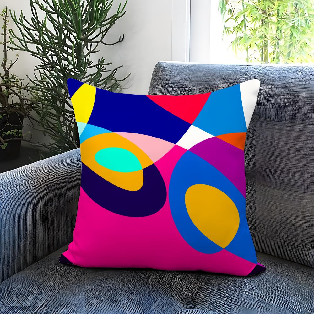 

Popular A-AAbstract Curve Cushion Cover Comfortable Reversible Pillow Cover Ideal for Car Sofa Bedroom & Beyond 30cmx30cm