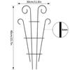Metal Plant Support Stake Stand Plant Climbing Frame Flower Support Plant Pot Fixed Stake Climber Pole Indoor Garden Accesorries