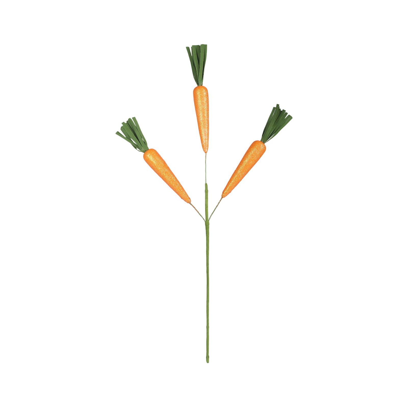 

Easter Carrot Stem Decoration Set, Suitable For Easter Spring Home And Table Decorations. One Size