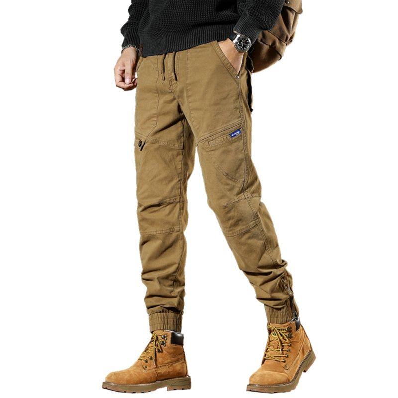 Men's Slim-Fit Camouflage Cargo Pants, Trendy Brand, New Spring/Autumn High Street American Retro Casual Pants