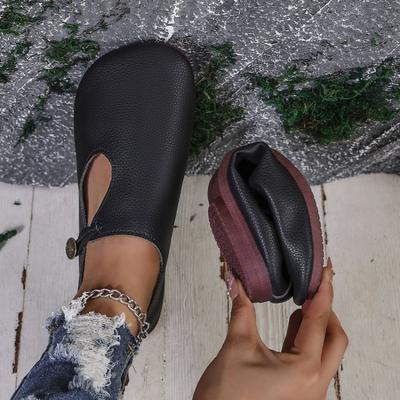 One-pedal Soft-soled Shoes Women's New Autumn Lazy Doudou Shoes Large Size Flat-bottomed Round Head Casual Women's Shoes