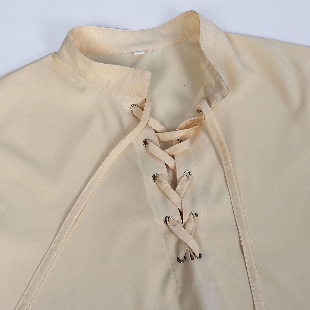 2025 Vikingský Pirátský Kostýmový Set: Středověká vesta, košile, jodhpury a doplňky