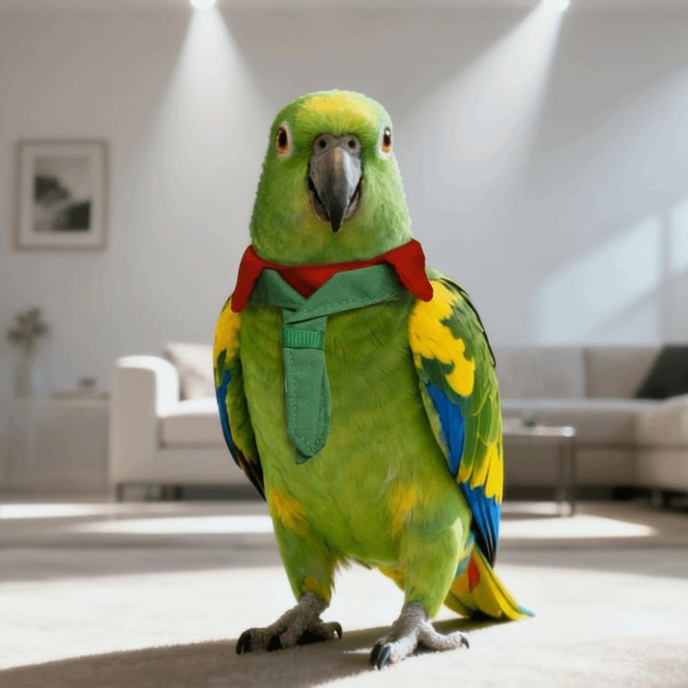 Lightweight Parrot Necktie Adjustable Pet Bird Tie Little Bird Costume  Pet Decoration