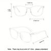 2pcs Fashion Anti-Radiation Eyeglasses Transparent Retro unisex Computer Glasses Anti-Blue lens Eyewear Casual