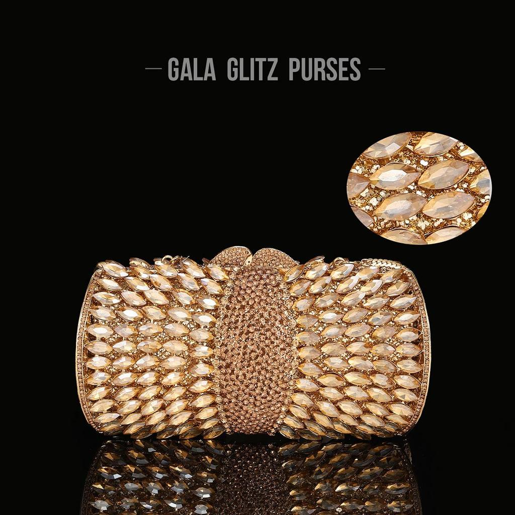 European-American Rhinestone Clutch: Creative Hollowed-Out Women's Evening Handbag for Banquets