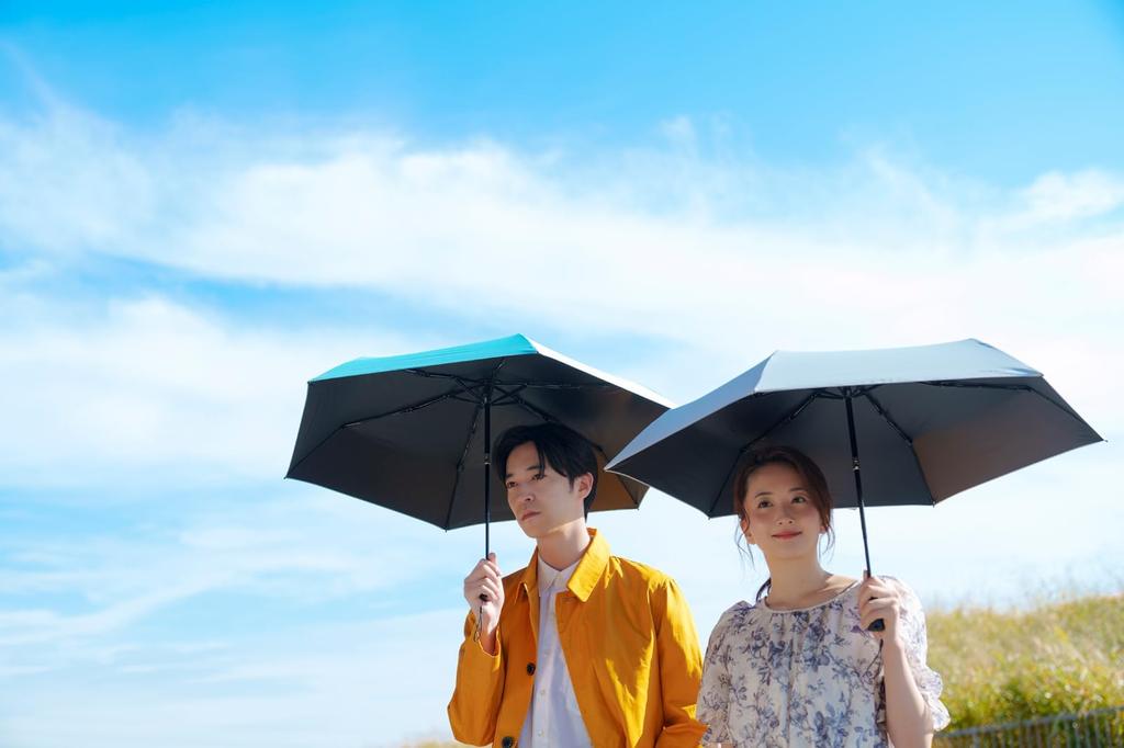 Mabu ACTIVE AW Mini AUTO Folding and UV Suitable for Sun and and Lightweight Parasol, 50cm, 6-Piece Set, Off-White, SMV-42237, Men's, Women's, Unisex,