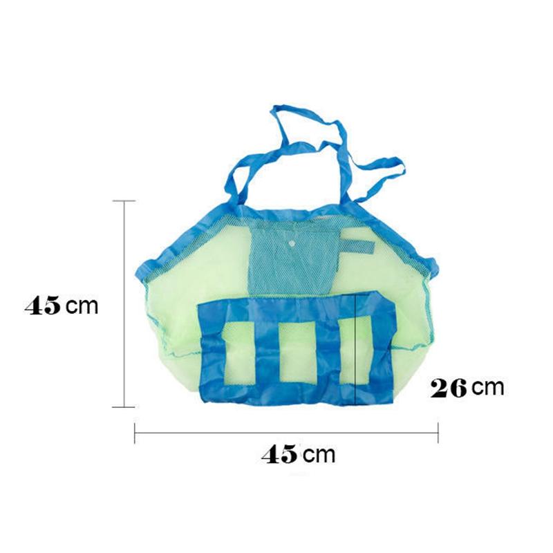 Children Sand Away Protable Mesh Bag Kids Toys Storage Bags Swimming Large Beach Bag for Towels Women Cosmetic Makeup Bag