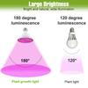 LED E27 Grow Light Full Spectrum Phytolamp Vnitřní Semena květin Hydroponie Žárovka pro pěstování ve skleníku Grow Box