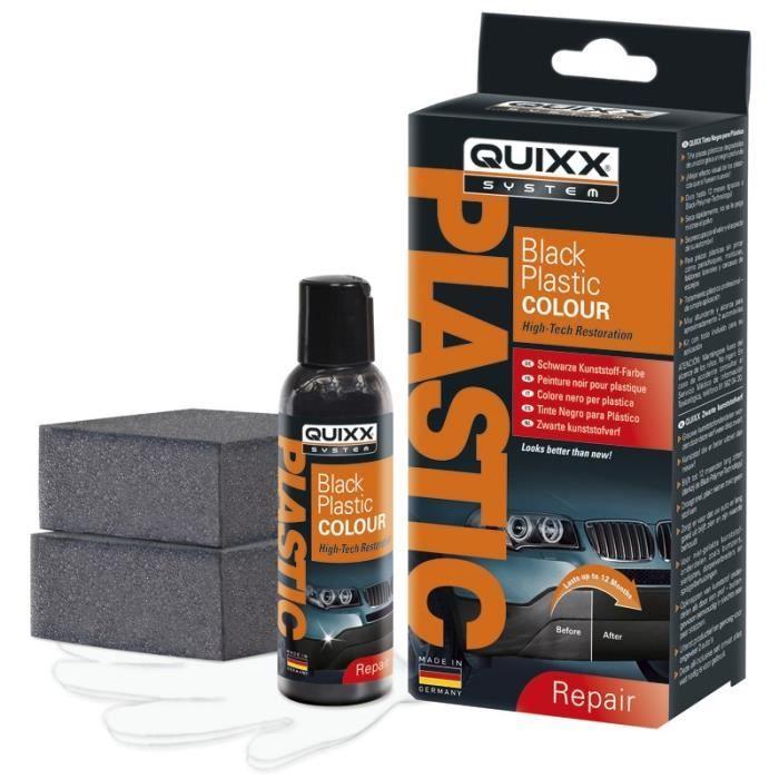 Peinture synthétique - Quixx - 75 ml - Couleur noire - 0,1 Litres - Extérieur