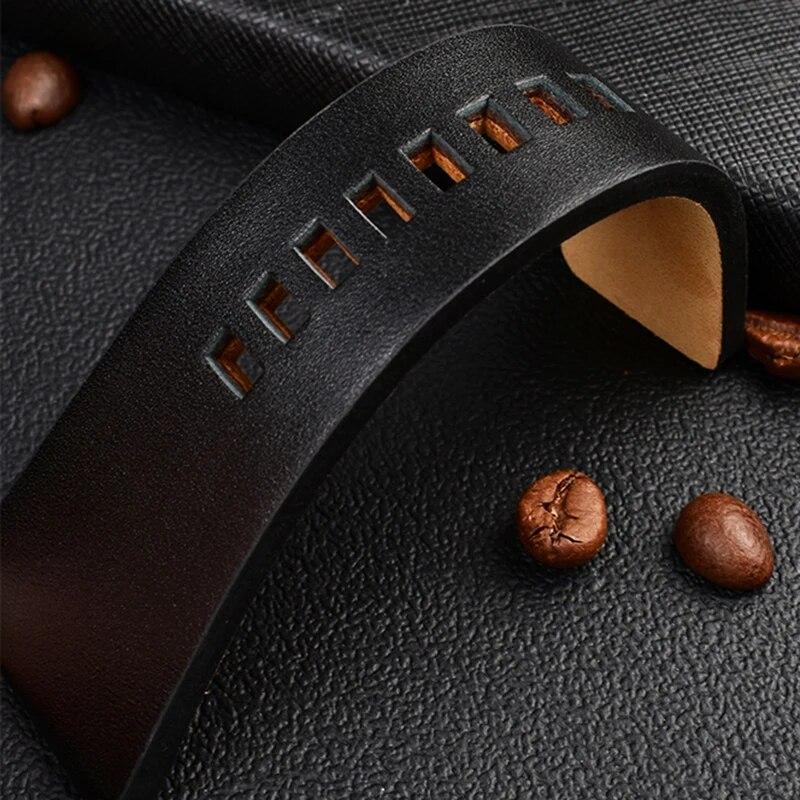 Opaska na nadgarstek z prawdziwej skóry dla Diesel DZ7406 DZ7408 DZ4280 DZ4343 pasek do zegarka 22mm 24mm 26mm 28mm 30mm 32mm 34mm męska bransoletka