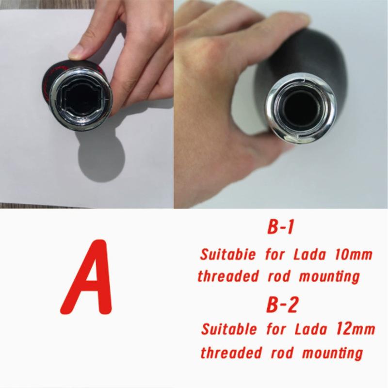 Replacement Gear Shift Knob 5 Speed Manual for Lada For VAZ For 2113 2114 2115 with Cover ABS Leather Material