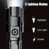 High-Intensity Flashlight: For Outdoor Home & Camping Use, Suitable for Cycling, Long-Range, USB-Rechargeable Zoomable LED Light