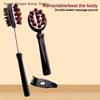 1PC 3 In 1 Relief Stress Massager Massage Hammer Stick Knock Scratcher Body Massage Relaxation Tool 37 Beads Point Gua Sha Stick