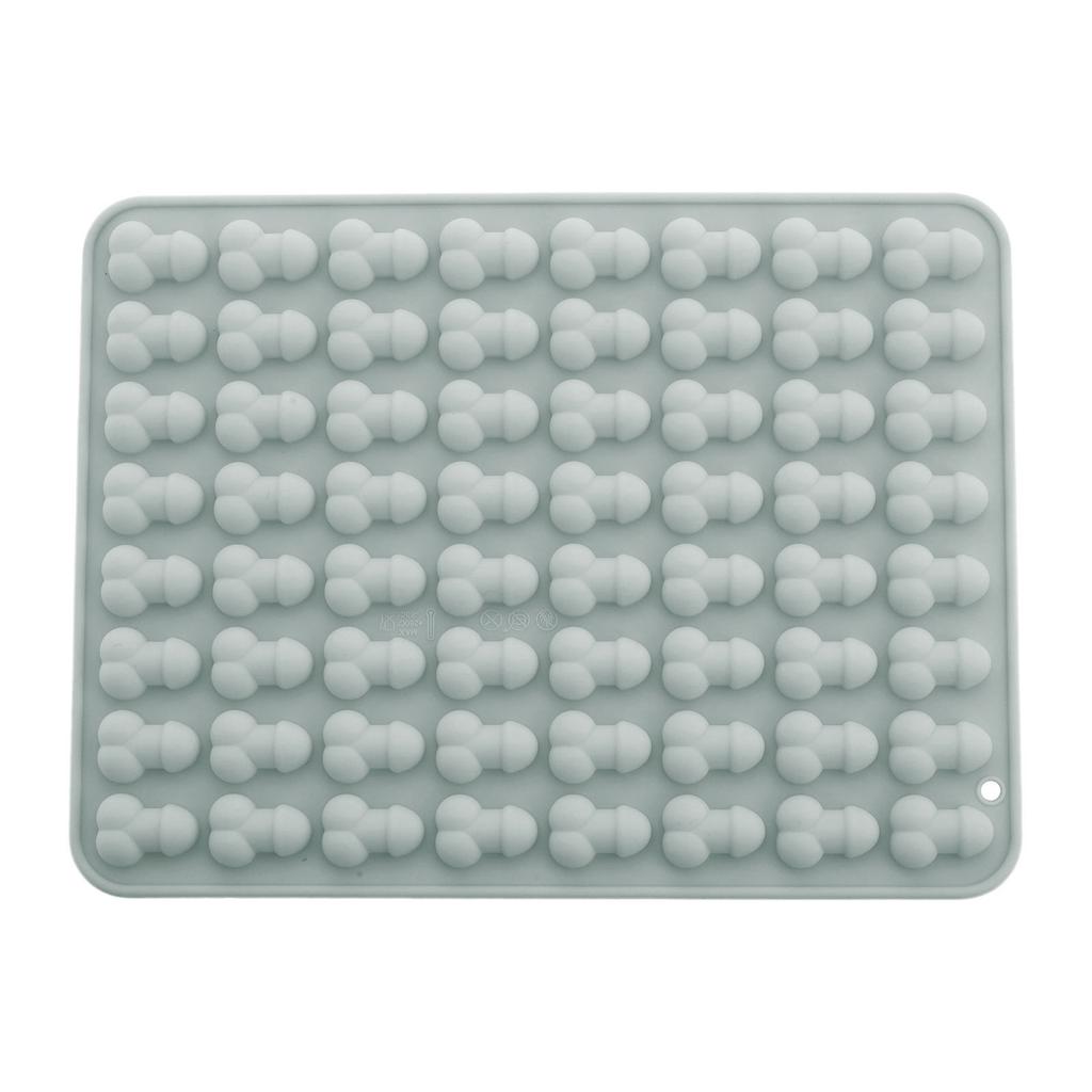 Novelty Penis Shaped Silicone Mold for Baking: Reusable Body Part Cake Mold for Chocolate, Cookies, Ice Popsicle & Candy