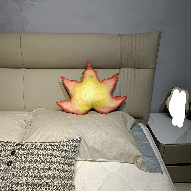 Tropical Plants Pillow for Living Room Sofa Cushion Leaf Pillow Turtle Back Decorative  Green Bedroom Leaves Plant Cushion