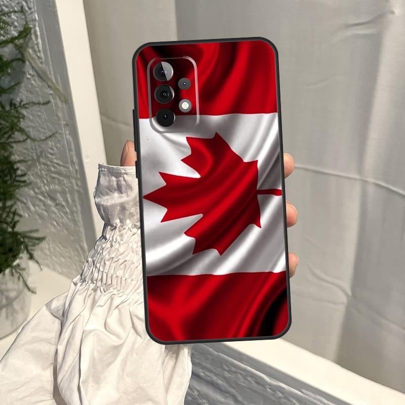 Canada Canadian Flag Case For Samsung Galaxy A54 A34 A52 A21S A12 A22 A32 A14 A13 A23 A33 A53 A73 A51 A71 Cover