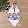 Plus Size Kvinner Mote Sexy Rundhals One Piece Bikini Set Slim The Sky Is Full of Stars Print Badedrakter