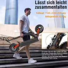 JOYOR S5 ABE Electric Scooter 500W 48V13Ah 45km Range 10" Tires Dual Suspension Disc Brake Foldable EU Stock
