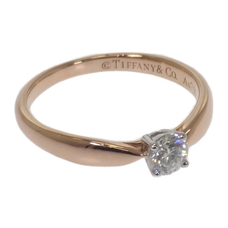 TIFFANY&Co.  #9(JP Size) Ring K18 Pink Gold/Pt950Platinum Women