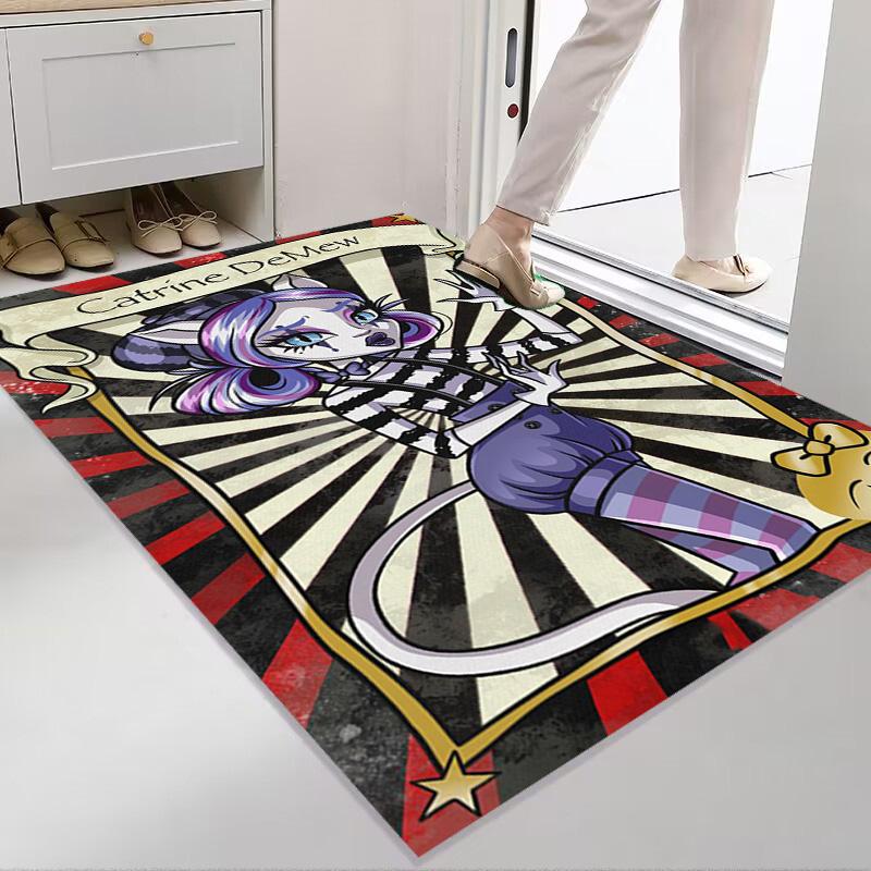 Monster High: Vampire Love Carpet Home Decor Floor Mats Doormat Art Dormitory Decoration
