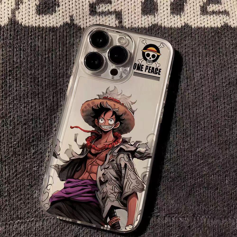 One Piece Luffy iPhone Case for 17 Pro Max/16/15/14/13/12 - Cartoon Space Design