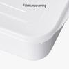 Stackable Rectangular Food Grade Plastic Storage Containers with Lids for Fresh-Keeping