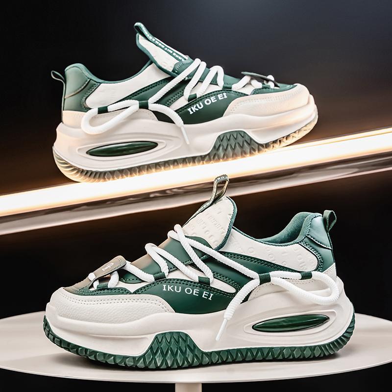 2025 New Men's Niche New Korean Version of Versatile Casual Sports Running Shoes Student Trend Retro Dad Shoes