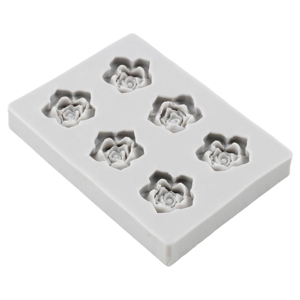 Flower Silicone Molds Hibiscus Flower Rose Flower Fondant Mold Cake Decorating Tools Cupcake Topper Candy Chocolate Gumpaste Mold
