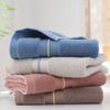40*90cm Lengthened Bath Towel Cotton Adult Plus Size Thickened Large Body Bath Towels Absorbent Soft Big Towel Bathroom Supplies