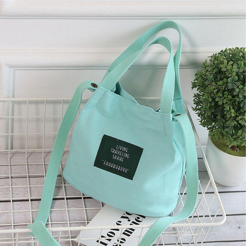 Fashion School Bag Casual Bag Buckle Shopping Bag Canvas Crossbody Bag Tote Handbags Letter Shoulder Bag