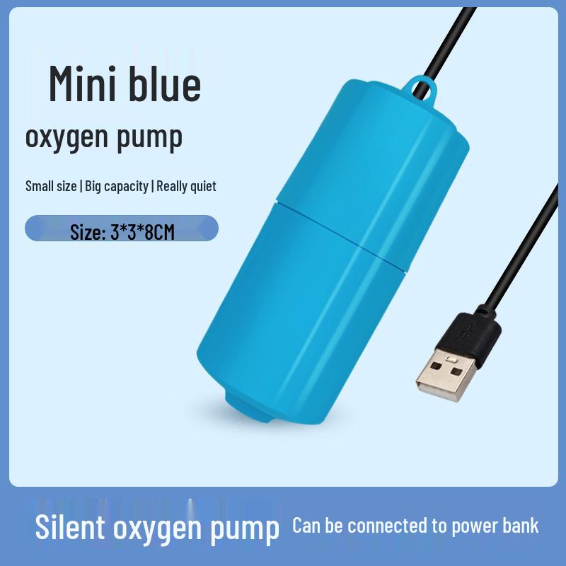 Silent Mini USB Oxygenator Pump for Fish Tanks and Outdoor Fishing