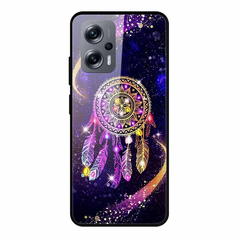 For Poco X4 GT Case Shockproof Tempered Glass Hard Back Cover For Xiaomi Poco X4 GT 5G Soft Bumper Coque PocoX4 GT X4GT Case