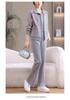 Women's Sporty Two-Piece Set: Age-Reducing Hoodie & Pants, Comfortable, Breathable, Perfect for Walking, Home, Running, Leisure.