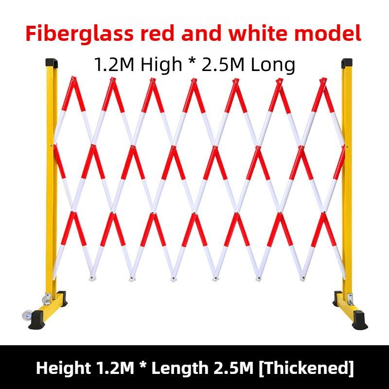 Fiberglass Telescopic Fence Insulated Collapsible Tubular Guardrail Movable Power Safety Construction Isolation Baffle