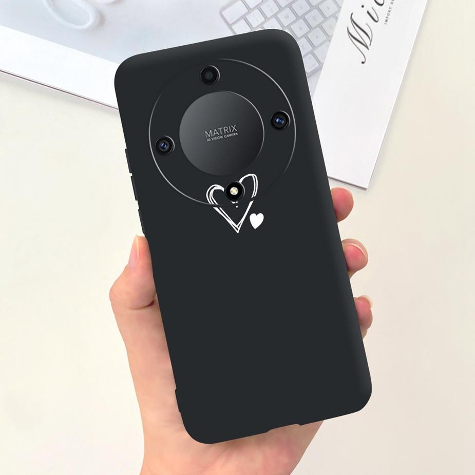 Für Honor Magic6 Lite Hülle Honor X9b Hübsche Mädchen Sonnenblumen Hülle Weiche Silikon Handyhülle Für Honor Magic6 Lite HonorX9b Bumper