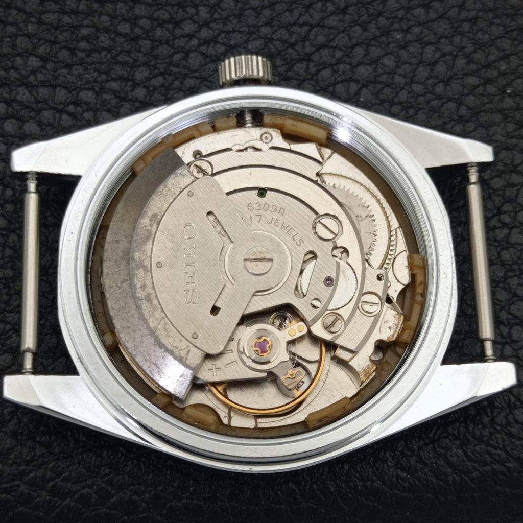 MENS VINTAGE SEIKO 5 AUTOMATIC REFURBISHED JAPAN BLUE COLOR DIAL WATCH a440594-4 Sk-a440594