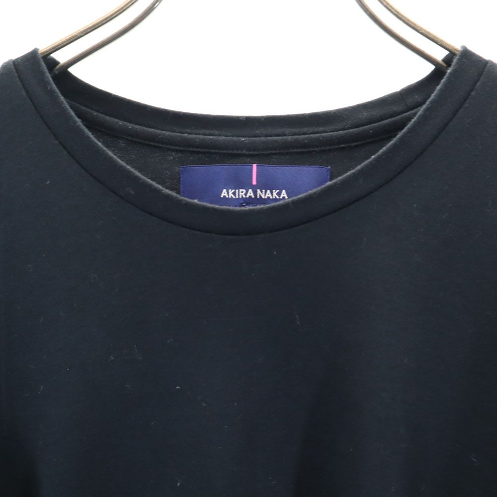 AKIRANAKA Cut Tunic 2 Black T-shirt Women Used