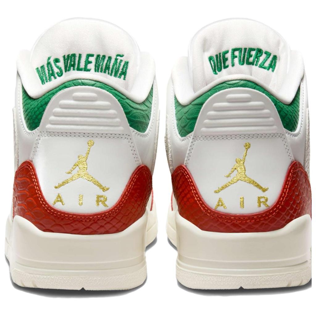 Air Jordan 3 Retro El Vuelo Unisex Sneakers Λευκό Summit-White Μεταλλικό-Χρυσό IO1752-100