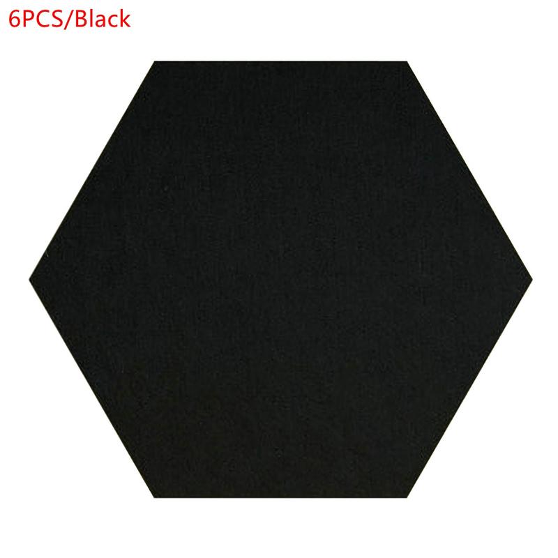 6Piece Hexagon Sound Absorbing Wall Panels Bedroom Acoustic Insulation Sound-absorbing Panels Decor Acoustic Absorption Panel