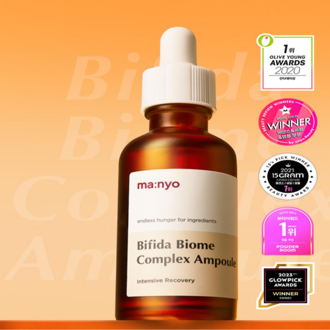 [ма:nyo] Комплекс Bifida Biome, ампула, 50 мл | Face Beauty Essence Ampoule / Уменьшение морщин / Упругость / Лифтинг лица / Увлажнение 50ml