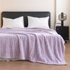 Reversible Waffle Jacquard Blanket - Multi-functional, Can Be Used As a Throw or Cover, Thick Plush,