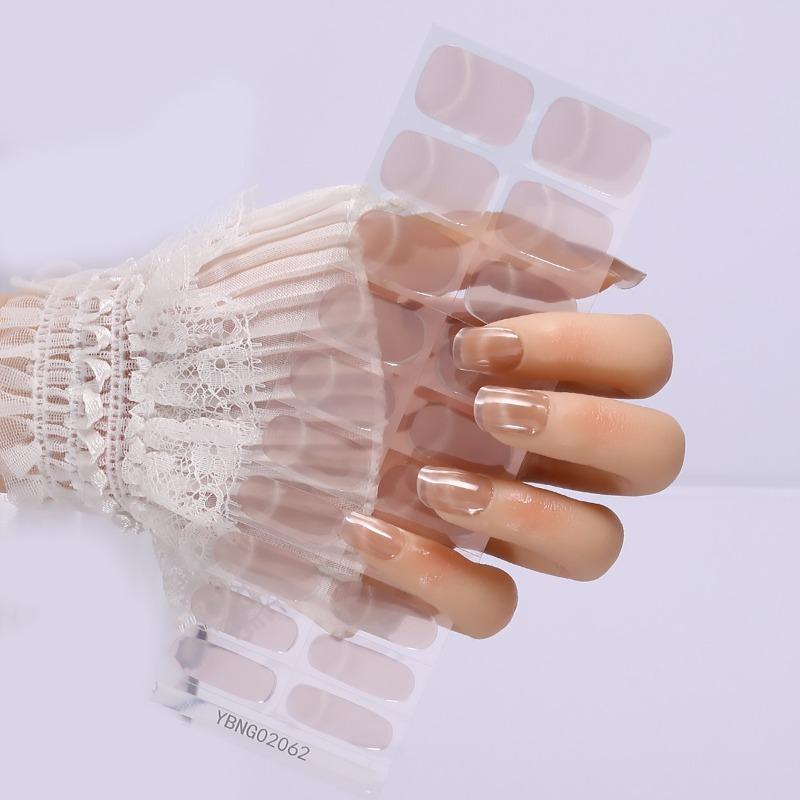 Semi-curing Light Therapy Nail Stickers Gel Nail Stickers Semi-curing Light Lamp Nail Stickers Harden, Last Long and Are Waterproof