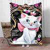 31 Style Disney Cute Cat Marie Printed Blanket Soft Warm Throw Flannel For Children And Adult Bed Sofa Outdoor Travel Girl Gifts