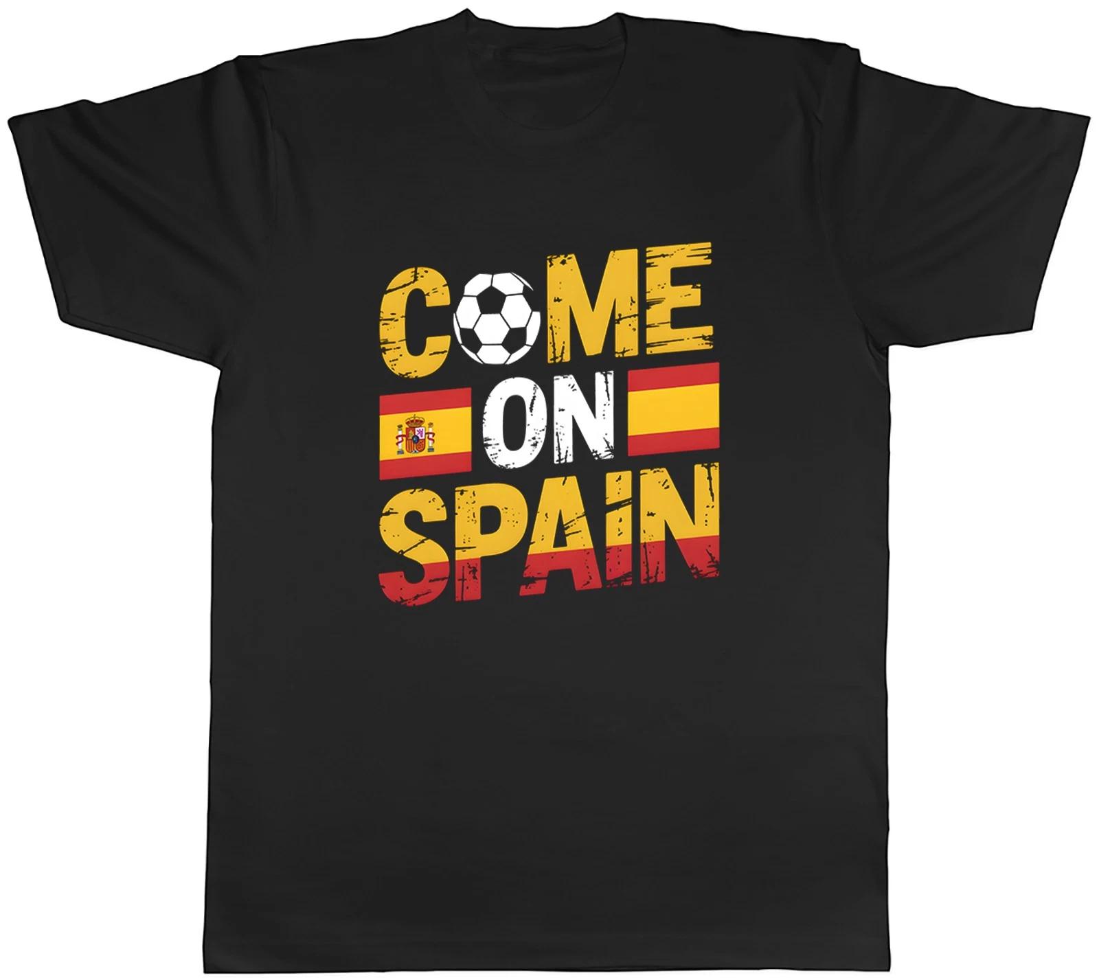 Come on Spain Supporter Football Fan Mens T-Shirt Tee Gift Top M